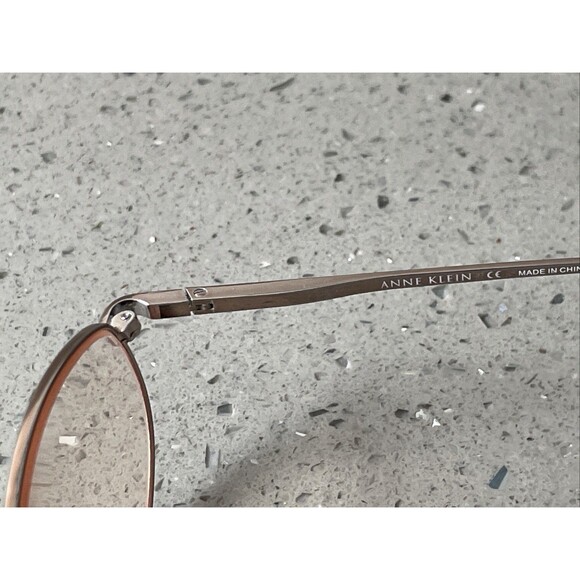 Anne Klein Eyeglasses Frames ONLY AK7010 K1046 Oval Full Rim 48-19-135 Gold main image 13